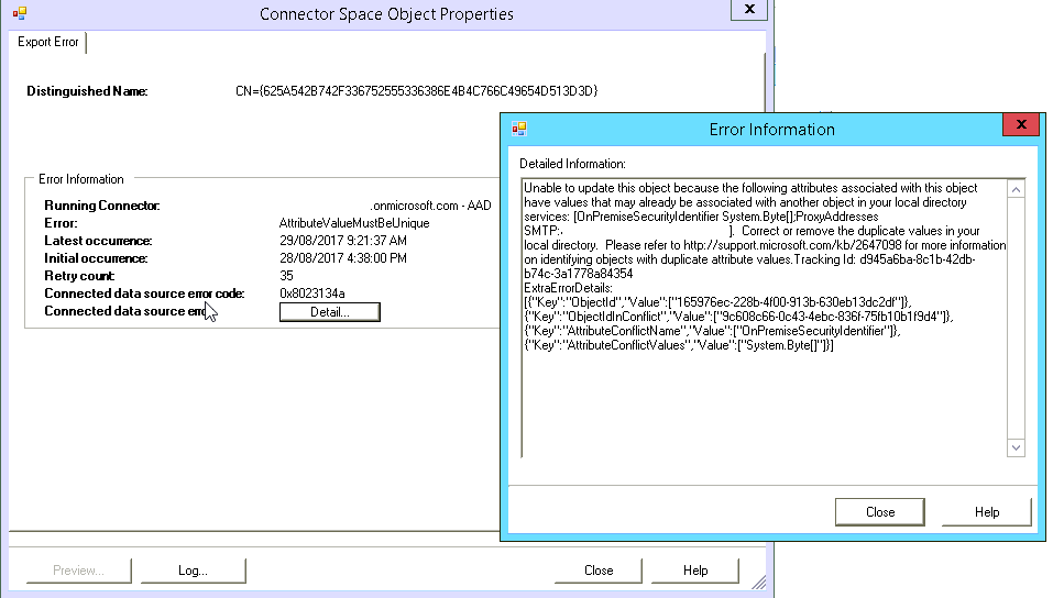 When Office 365 AAD user matching is broken